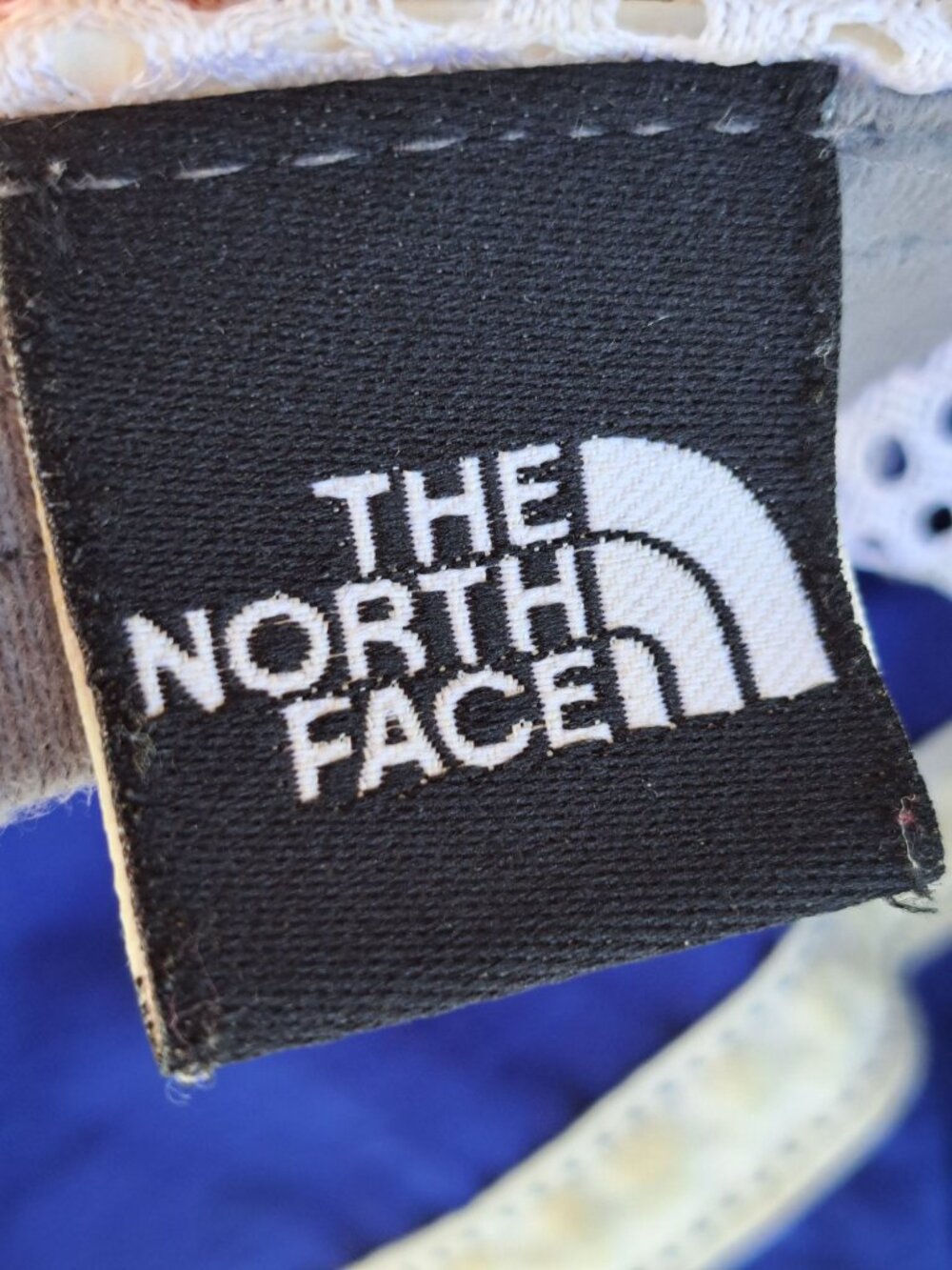 Vintage The North Face Colorful Mesh Soft Brim Hat Blue Teal Maroon Unisex - Picture 3 of 11